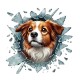 Fulcar Australian Shepherd Araç Stickerı 