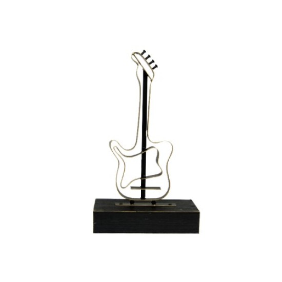 Ahşap Standlı Gitar Biblo