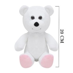 Peluş Ayı Oyuncak 15 cm Beyaz 