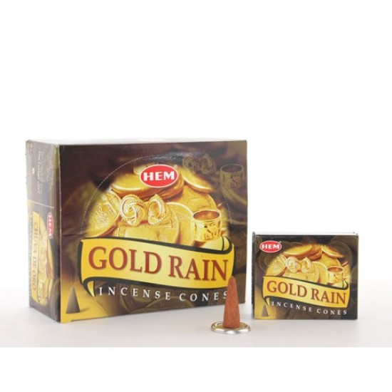 Gold Rain Aromalı Konik Tütsü