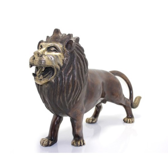 Metal Aslan Biblosu 60 Cm 